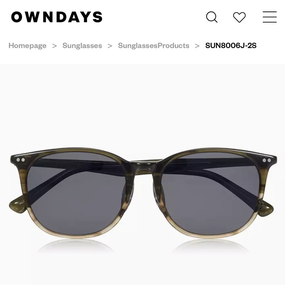Owndays Sunglasses Wellington Brand New!